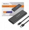 Qoltec 50311 storage drive enclosure SSD enclosure Black M.2