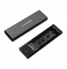 Qoltec 50311 storage drive enclosure SSD enclosure Black M.2