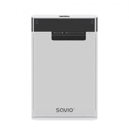 Savio 2.5" External HDD/SSD enclosure, USB 3.0, transparent, AK-66