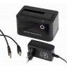 Gembird HD32-U2S-5 docking station for 2.5 "and 3.5" hard drives USB 2.0 Type-A Black