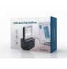 Gembird HD32-U2S-5 docking station for 2.5 "and 3.5" hard drives USB 2.0 Type-A Black
