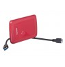 Drive external HDD ADATA HV300 AHV300-1TU31-CRD (1 TB, 2.5 Inch, USB 3.1, 8 MB, 7200 rpm, red color)