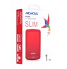 Drive external HDD ADATA HV300 AHV300-1TU31-CRD (1 TB, 2.5 Inch, USB 3.1, 8 MB, 7200 rpm, red color)