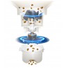 Panasonic CP-JNF01CW dog/cat feeder/waterer Plastic, Stainless steel White Universal Automatic pet feeder