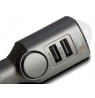 Car Alarm and Car Charger 2in1 2xUSB Technaxx (Black)