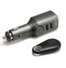 Car Alarm and Car Charger 2in1 2xUSB Technaxx (Black)