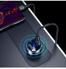 Maclean MCE375 Dual Car Charger with Display Cigarette Lighter Socket Aluminum Voltmeter USB 1x QC 3.0, USB 1x 5V/2.4A, RGB LED