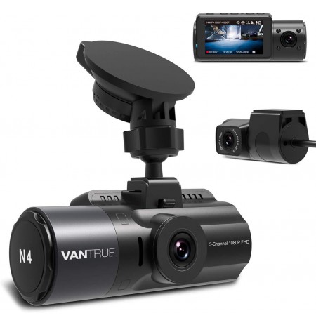 Dashcam Vantrue N4 2.5K 3ch dreikanalig