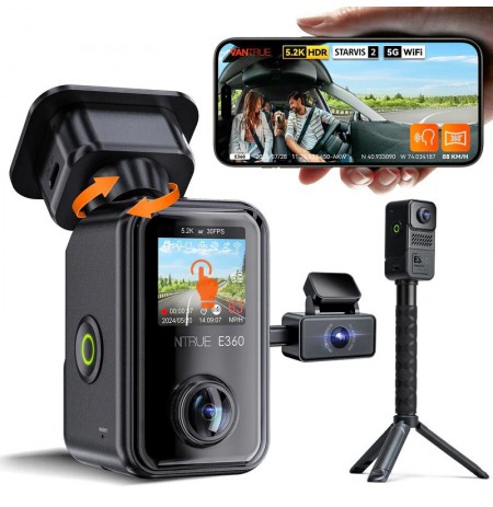 Registratorius Vantrue E360 ACE LTE 3ch