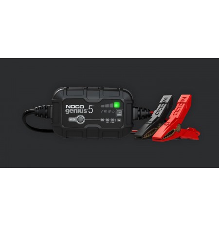 NOCO GENIUS5 5A Battery charger for 6V/12V batteries with maintenance and desulphurisation function