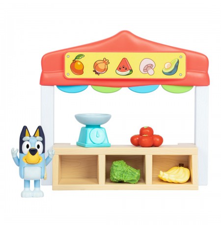 Bluey mini Farmer's Market Set with Figure 17555