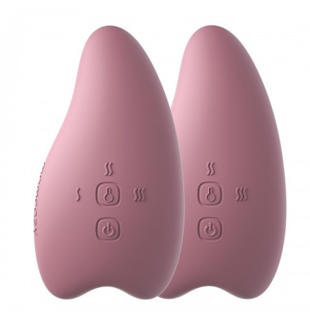 Momcozy A1 warming and vibrating lactation massager - double package