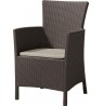 KETER GARDEN ARMCHAIR IOWA BROWN