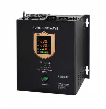Wall-mounted solar inverter KEMOT PROsolar-1000 ( 12V 230V 1000VA/700W )