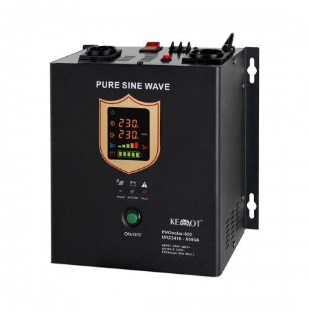 Wall-mounted solar inverter KEMOT PROsolar-800 ( 12V 230V 800VA/500W )
