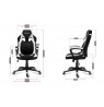 HUZARO FORCE 2.5 WHITE MESH GAMING CHAIR