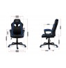 Huzaro FORCE 2.5 BLUE MESH Gaming armchair Mesh seat Black, Blue