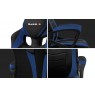 Huzaro FORCE 2.5 BLUE MESH Gaming armchair Mesh seat Black, Blue