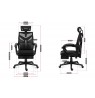 HUZARO COMBAT 5.0 BLACKGAMING CHAIR