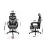 Gaming armchair Huzaro Combat 5.0 Grey