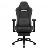 Aerocool ROYALASHBK Premium Ergonomic Gaming Chair Legrests Aeroweave Technology Black