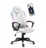 Gaming armchair Huzaro Force 2.5 RGB WHITE MESH