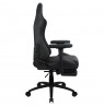Aerocool ROYALSLATEGR Premium Ergonomic Gaming Chair Legrests Aerosuede Technology Grey
