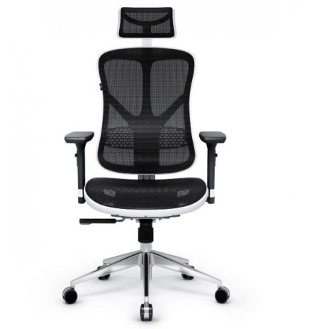 Diablo V-BASIC gaming chair white and black
