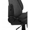 Aerocool CROWNASHBK, Ergonomic Gaming Chair, Adjustable Cushions, AeroWeave Technology, Black