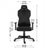 Gaming armchair Huzaro Combat 6.2 Black RGB