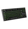 GAMING KEYBOARD GENESIS THOR 404 TKL DE RGB BACKLIGHT MECHANICAL BLACK KAILH BOX BROWN