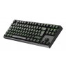 GAMING KEYBOARD GENESIS THOR 404 TKL DE RGB BACKLIGHT MECHANICAL BLACK KAILH BOX BROWN