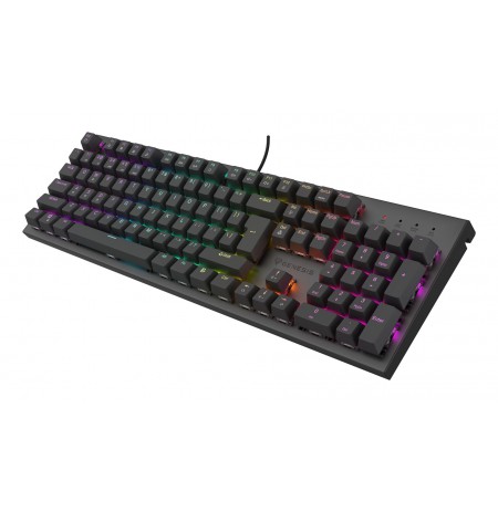 THOR 303 | Mechanical Gaming Keyboard | Wired | US | Black | USB Type-A | Outemu Brown