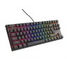 GAMING KEYBOARD GENESIS THOR 303 TKL ES RGB BACKLIGHT MECHANICAL SILENT SWITCH BLACK HOT