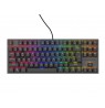 GAMING KEYBOARD GENESIS THOR 303 TKL ES RGB BACKLIGHT MECHANICAL SILENT SWITCH BLACK HOT