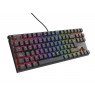 GAMING KEYBOARD GENESIS THOR 303 TKL ES RGB BACKLIGHT MECHANICAL SILENT SWITCH BLACK HOT