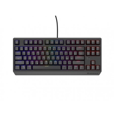 GAMING KEYBOARD GENESIS THOR 230 TKL CZ/SK RGB MECHANICAL OUTEMU RED BLACK HOT SWAP