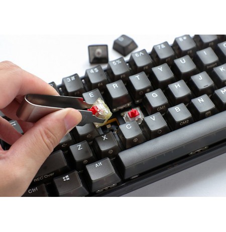 Ducky One 3 Aura Black SF Gaming Keyboard, RGB LED - MX-Red