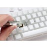 Ducky One 3 Aura White SF Gaming Keyboard, RGB LED - MX-Red