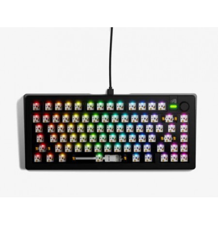 Glorious GMMK 3 75% Custom Gaming Keyboard - Barebone, ANSI Layout, Black