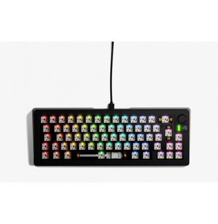 Glorious GMMK 3 65% Custom Gaming Keyboard - Barebone, ISO Layout, Black