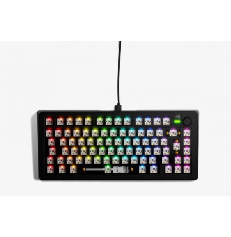 Glorious GMMK 3 75% Custom Gaming Keyboard - Barebone, ISO Layout, Black