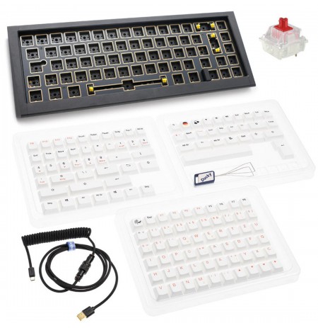 Ducky Outlaw 65 Gaming Keyboard, Barebone - black (ISO)
