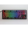 Ducky One 3 Aura Black TKL Gaming Keyboard, RGB LED - MX-Silent-Red