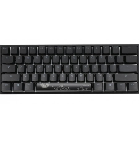 Ducky Mecha Mini Gaming Keyboard, MX-Silent-Red, RGB-LED - black