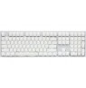Ducky One 2 White Edition PBT Gaming Keyboard, MX-Speed-Silver, White LED - White