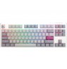 Ducky One 3 Mist Grey TKL Gaming Keyboard, RGB LED - MX-Silent-Red (US)