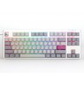 Ducky One 3 Mist Grey TKL Gaming Keyboard, RGB LED - MX-Silent-Red (US)