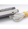 Ducky One 3 Mist Grey Mini Gaming Keyboard, RGB LED - MX-Speed-Silver (US)