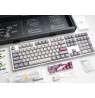 Ducky One 3 Mist Grey Gaming Keyboard, RGB LED - MX-Silent-Red (US)